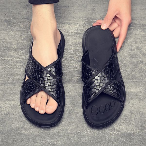 slippers men's slippers wear british style casual men's slipper summer breathable versatile black personality flip flop 2rd9
slippers men's slippers wear british style casual men's slipper summer breathable versatile black personality flip flop 2rd9