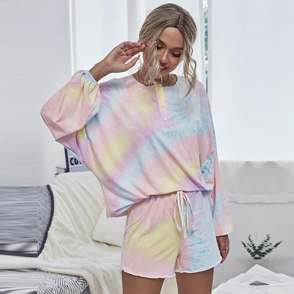 women's tracksuits ladies tie dye shorts suit women autumn winter casual full sleeve o-neck pullover hoodies set 2021 home clothing, Gray
women's tracksuits ladies tie dye shorts suit women autumn winter casual full sleeve o-neck pullover hoodies set 2021 home clothing, Gray