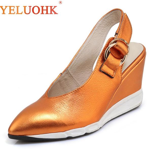 dress shoes genuine leather women heels spring pumps 2021 8 cm wedges slingbacks, Black
dress shoes genuine leather women heels spring pumps 2021 8 cm wedges slingbacks, Black
