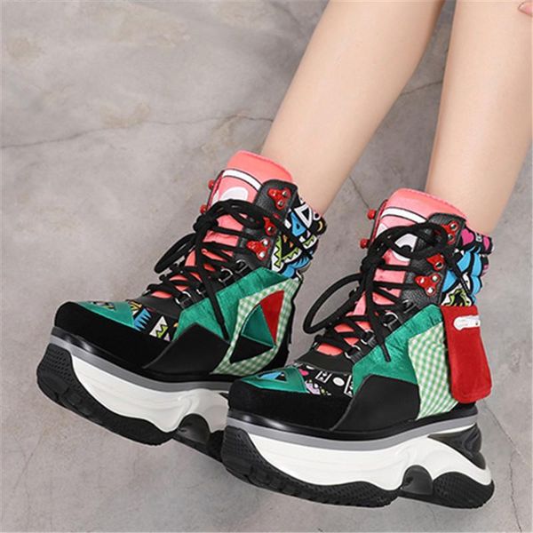 boots colorful women ankle pocket design thick sole platform creepers female short booties autumn botas mujer high sneakers, Black
boots colorful women ankle pocket design thick sole platform creepers female short booties autumn botas mujer high sneakers, Black