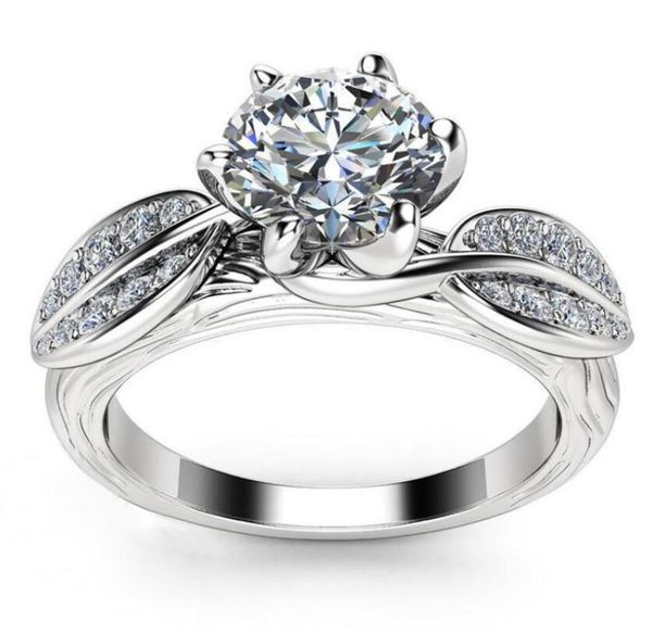 wedding rings sell women engagement 925 sterling silver 2ct naturl crystal ring for bridal jewelry lovers gift, Slivery;golden
wedding rings sell women engagement 925 sterling silver 2ct naturl crystal ring for bridal jewelry lovers gift, Slivery;golden