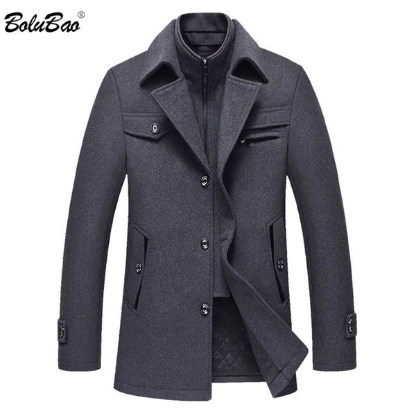 bolubao men winter wool coat men's fashion brand comfortable warm thick wool blends woolen pea coat male trench coat overcoat 211122, Black
bolubao men winter wool coat men's fashion brand comfortable warm thick wool blends woolen pea coat male trench coat overcoat 211122, Black