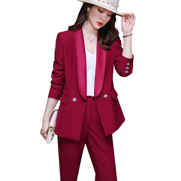 women's two piece pants women office ladies jacket and trouser pant suit blazer fall winter red black white formal 2 set for business w
women's two piece pants women office ladies jacket and trouser pant suit blazer fall winter red black white formal 2 set for business w