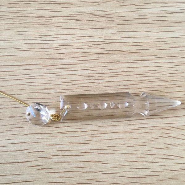 chandelier crystal clear 10set 76mm rocket pendants suncatcher with beads for lamp hanging prism decoration
chandelier crystal clear 10set 76mm rocket pendants suncatcher with beads for lamp hanging prism decoration