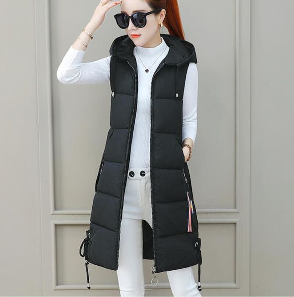 women's vests cotton vest female long coat section autumn winter korean fashion hooded slim multicolor wild outerwear 3xl, Black;white
women's vests cotton vest female long coat section autumn winter korean fashion hooded slim multicolor wild outerwear 3xl, Black;white