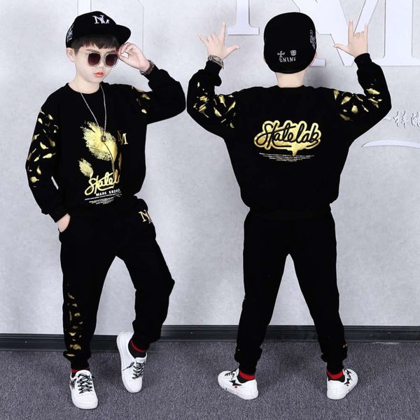 spring style boy's western wear zhongda 2021 new leisure sweater long sleeve children's two piece suit, White
spring style boy's western wear zhongda 2021 new leisure sweater long sleeve children's two piece suit, White