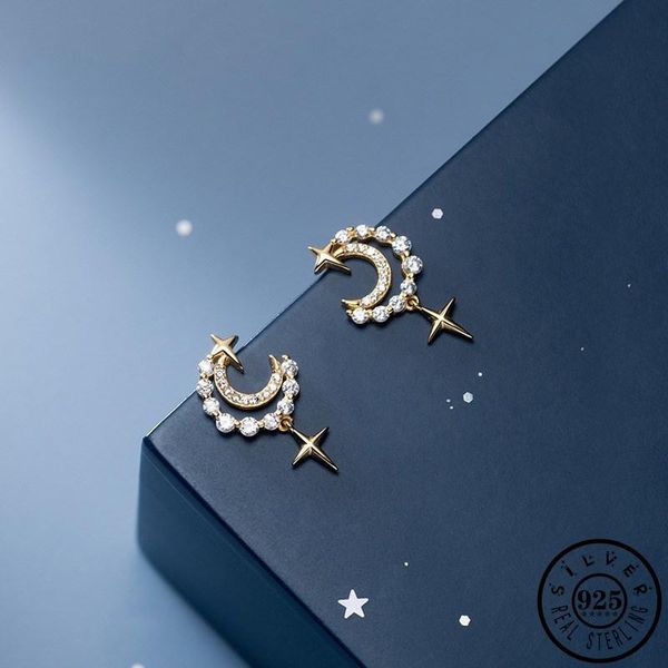 dangle & chandelier 925 sterling silver cubic zirconia moon shape gold color plated hanging drop earrings star earings fine jewelry for wome
dangle & chandelier 925 sterling silver cubic zirconia moon shape gold color plated hanging drop earrings star earings fine jewelry for wome