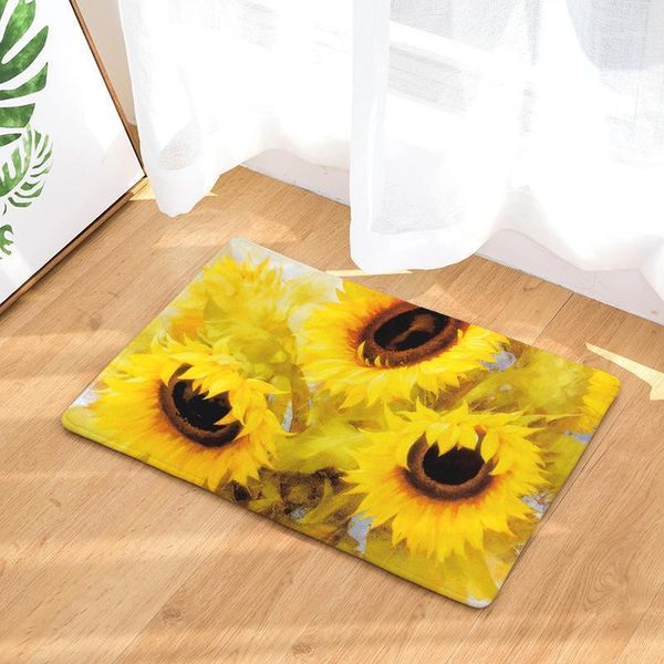 oil painting flower series door mat thick washable flannel suede hall floor kitchen bathroom non-slip absorbent home pad11
oil painting flower series door mat thick washable flannel suede hall floor kitchen bathroom non-slip absorbent home pad11