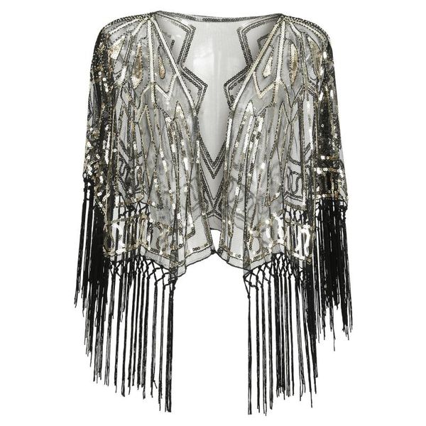 scarves vintage shawl for ladies fashion 2021 women's 1920s beaded sequin deco evening cape bolero flapper cover up female, Blue;gray
scarves vintage shawl for ladies fashion 2021 women's 1920s beaded sequin deco evening cape bolero flapper cover up female, Blue;gray