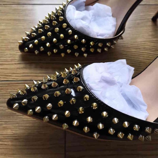 dress shoes 12cm sandals high heels black rivet party wedding women pumps pointed toe lx004 roviciya 08pv
dress shoes 12cm sandals high heels black rivet party wedding women pumps pointed toe lx004 roviciya 08pv