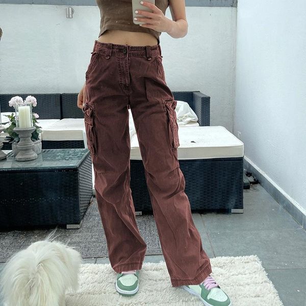 women's jeans fall winter pocket denim trousers high waist loose casual washed brown straight wide leg pants streetwear, Blue
women's jeans fall winter pocket denim trousers high waist loose casual washed brown straight wide leg pants streetwear, Blue