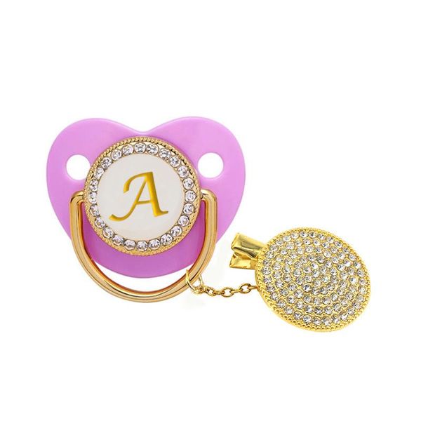 pacifiers# 2021 baby pacifier clips 26 name initial letters silicone born holder bling infant nipple dummy shower gift
pacifiers# 2021 baby pacifier clips 26 name initial letters silicone born holder bling infant nipple dummy shower gift
