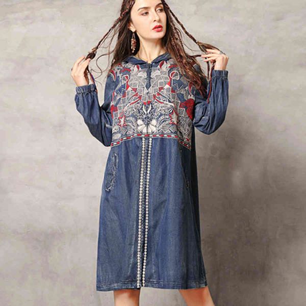 casual dresses denim windbreaker hooded coat long sleeve outerwear spring autumn ethnic embroidery overcoat female women coats 75u8, Black;gray
casual dresses denim windbreaker hooded coat long sleeve outerwear spring autumn ethnic embroidery overcoat female women coats 75u8, Black;gray