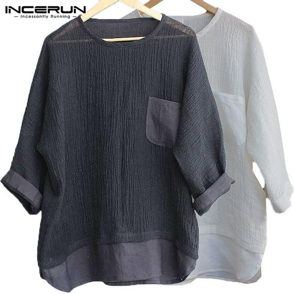 incerun 2021 chinese style men t shirt pockets half sleeve crew neck loose casual tee vintage male t-shirt camisetas hombre, White;black
incerun 2021 chinese style men t shirt pockets half sleeve crew neck loose casual tee vintage male t-shirt camisetas hombre, White;black