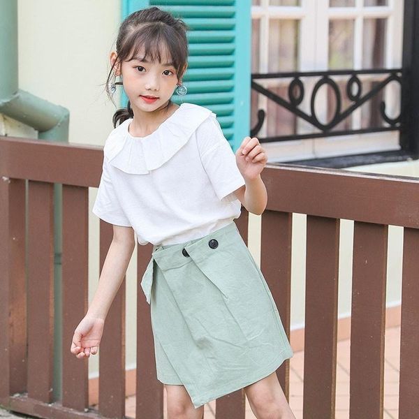 skirts 2021 khaki green cotton for teenage girls asymmetrical buttoms a line princess skirt kids summer clothes 6 8 y, Blue
skirts 2021 khaki green cotton for teenage girls asymmetrical buttoms a line princess skirt kids summer clothes 6 8 y, Blue
