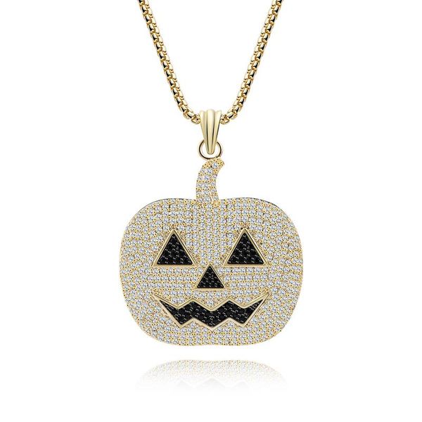 pendant necklaces trendy fashion hip hop pumpkin halloween theme necklace copper zircon neutral jewelry gift, Silver
pendant necklaces trendy fashion hip hop pumpkin halloween theme necklace copper zircon neutral jewelry gift, Silver