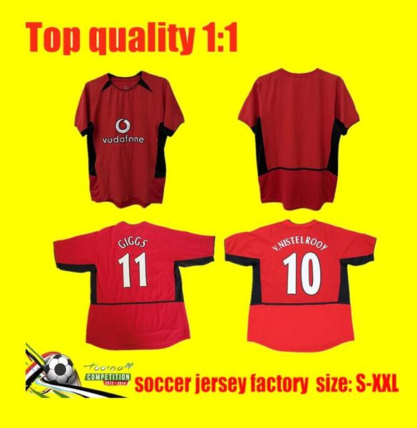 02 04 retro utd soccer jerseys 2002 2003 2004 vintage classic men football shirts beckham veron van nistelrooy united shirt s-2xl, Black;yellow
02 04 retro utd soccer jerseys 2002 2003 2004 vintage classic men football shirts beckham veron van nistelrooy united shirt s-2xl, Black;yellow