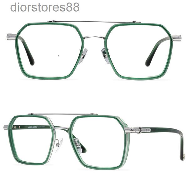 sunglasses japanese hand made pure titanium eyeglass frame adjustable nose bracket large square mirror ch5225 cro core, White;black
sunglasses japanese hand made pure titanium eyeglass frame adjustable nose bracket large square mirror ch5225 cro core, White;black