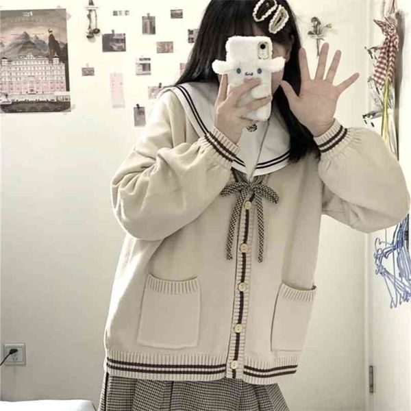 sweater japanese cardigan women clothing knitting jk sweet loose femme oversized clothes kawaii korean fashion sweaters 210812, White
sweater japanese cardigan women clothing knitting jk sweet loose femme oversized clothes kawaii korean fashion sweaters 210812, White