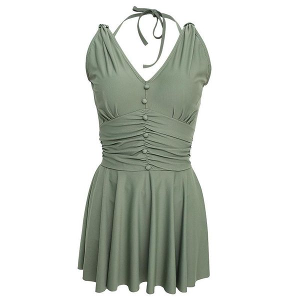 women solid one piece swimwear push up bathing suit swim beach dress summer swimming holiday wear female swimsuit swimdress
women solid one piece swimwear push up bathing suit swim beach dress summer swimming holiday wear female swimsuit swimdress
