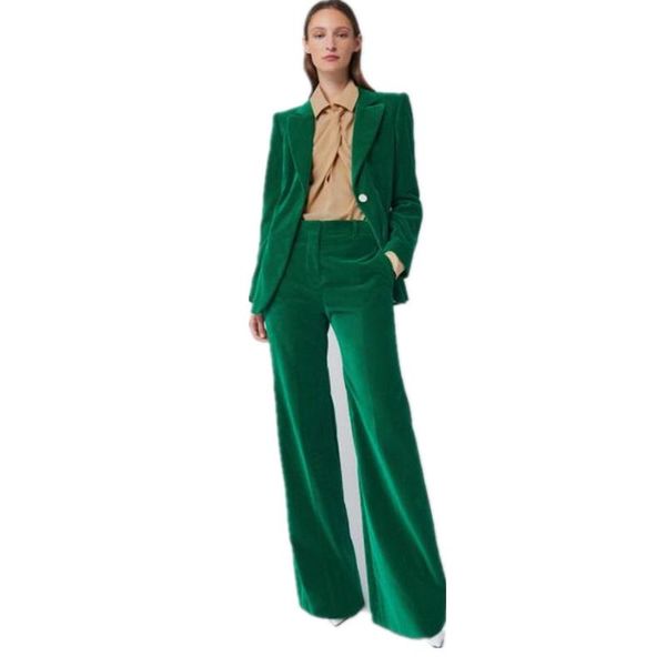 women's two piece pants velvet green suits for women ( jacket+pants) long sleeve suit jacket female ladies customize made, White
women's two piece pants velvet green suits for women ( jacket+pants) long sleeve suit jacket female ladies customize made, White