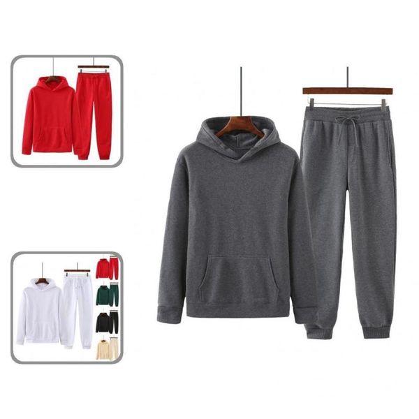 men's tracksuits thick two piece drawstring front pockets women men outfit for party, Gray
men's tracksuits thick two piece drawstring front pockets women men outfit for party, Gray
