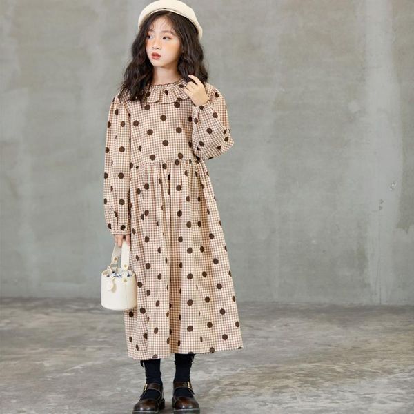 girl's dresses 2021 girl dress elegant teen lotus leaf collar plaid midi dot kids for girls cotton children clothing 6-16 years, Red;yellow
girl's dresses 2021 girl dress elegant teen lotus leaf collar plaid midi dot kids for girls cotton children clothing 6-16 years, Red;yellow