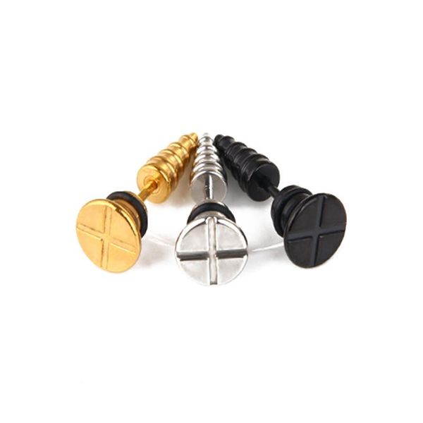 stud fashion punk screw stainless steel earrings for women men classic hip hop geometric ear jewelry party gifts 2 pieces, Golden;silver
stud fashion punk screw stainless steel earrings for women men classic hip hop geometric ear jewelry party gifts 2 pieces, Golden;silver