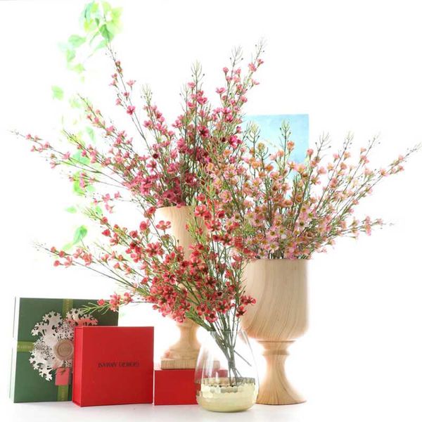 decorative flowers & wreaths 1pc simulation plum blossom artificial silk flower for diy floral arrangement material wedding party home decor 
decorative flowers & wreaths 1pc simulation plum blossom artificial silk flower for diy floral arrangement material wedding party home decor