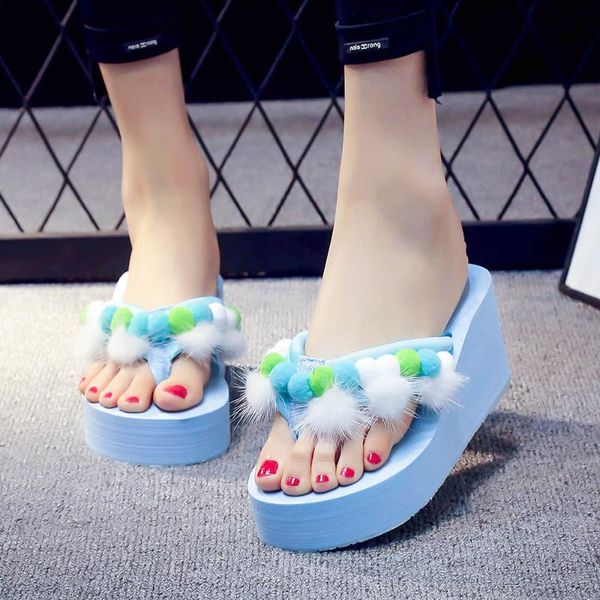 slippers fashion colorful candy color hair ball female summer shoes women casual indoor outdoor flip-flops beach qq977, Black
slippers fashion colorful candy color hair ball female summer shoes women casual indoor outdoor flip-flops beach qq977, Black