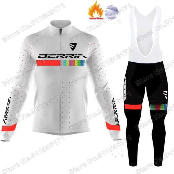 racing sets berria team 2021 winter cycling jersey set clothing suit mens long sleeve mtb bike road pants bib ropa ciclismo, Black;blue
racing sets berria team 2021 winter cycling jersey set clothing suit mens long sleeve mtb bike road pants bib ropa ciclismo, Black;blue