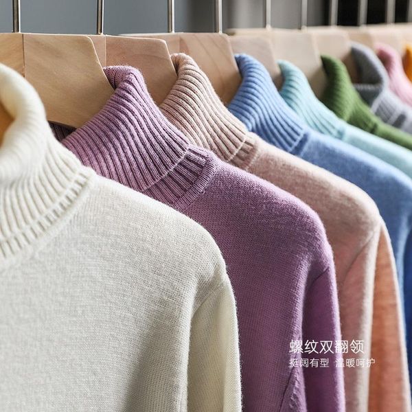 women's sweaters dasswei fashion knitted wool sweater women 2021 pullovers turn down collar solid color long sleeve female coat, White;black
women's sweaters dasswei fashion knitted wool sweater women 2021 pullovers turn down collar solid color long sleeve female coat, White;black