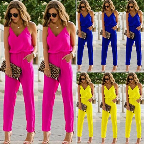 women's jumpsuits & rompers women strappy playsuit ladies summer sleeveless holiday v-neck romper long jumpsuit trouser clothes, Black;white
women's jumpsuits & rompers women strappy playsuit ladies summer sleeveless holiday v-neck romper long jumpsuit trouser clothes, Black;white