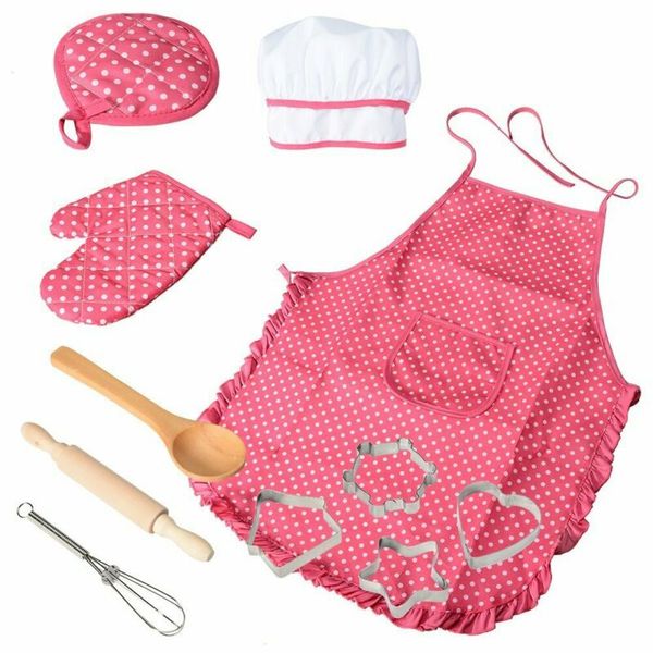 costume pretend role play kit apron hat suit for 3 years old children kids cooking and baking set kitchen deluxe chef set, White
costume pretend role play kit apron hat suit for 3 years old children kids cooking and baking set kitchen deluxe chef set, White