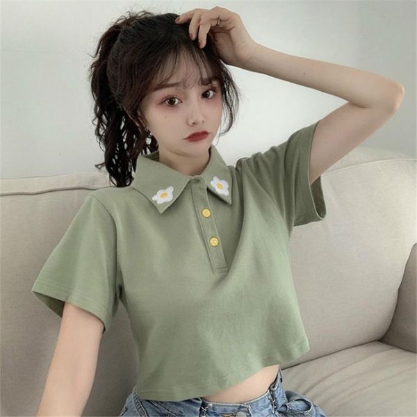 women's t-shirt 2021 summer sweet cute t shirt girls women short sleeve floral casual female preppy style crop pullover, White
women's t-shirt 2021 summer sweet cute t shirt girls women short sleeve floral casual female preppy style crop pullover, White