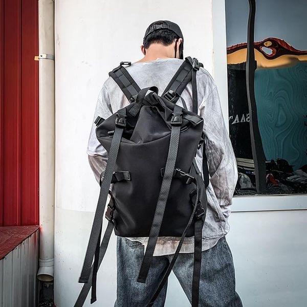 backpack fashion youth black street unique bag student trend personality durable decompression
backpack fashion youth black street unique bag student trend personality durable decompression