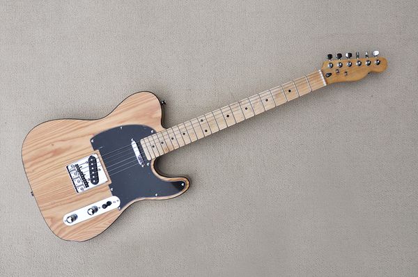 factory custom natural wood color electric guitar with black binding body,ash body,maple fretboard,black pickguard,can be customized
factory custom natural wood color electric guitar with black binding body,ash body,maple fretboard,black pickguard,can be customized