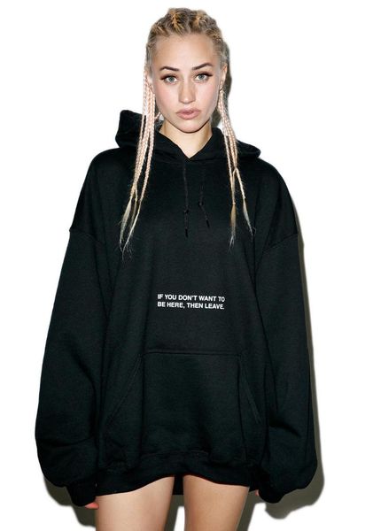 women's hoodies & sweatshirts if you don't want to be here,then leave. graphic hoody funny sweatshirt 100% cotton jumper quote pul, Black
women's hoodies & sweatshirts if you don't want to be here,then leave. graphic hoody funny sweatshirt 100% cotton jumper quote pul, Black