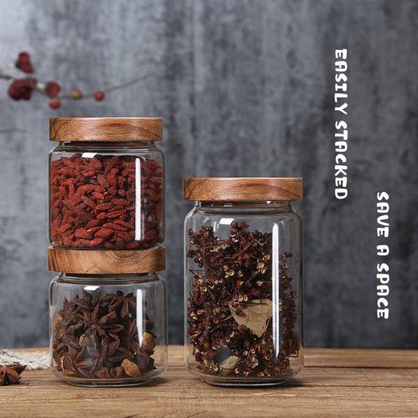 storage bottles & jars 350/650/950/1250/1550ml kitchen transparent wood lid glass pot for grains coffee beans
storage bottles & jars 350/650/950/1250/1550ml kitchen transparent wood lid glass pot for grains coffee beans