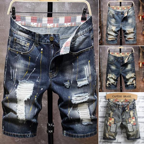 men shorts casual shorts casual pant denim ripped jeans midi jeans short pant short knee length, White;black
men shorts casual shorts casual pant denim ripped jeans midi jeans short pant short knee length, White;black