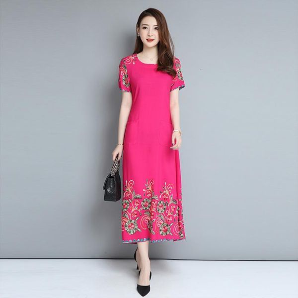 summer long elegant flower womens dresses embroidery cotton xl 5xl short sleeve loose a line female vestidos, Black;gray
summer long elegant flower womens dresses embroidery cotton xl 5xl short sleeve loose a line female vestidos, Black;gray