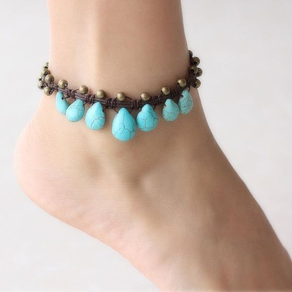 anklets women stones beaded vintage chains blue, handmade braided foot chains,fashion brass bell ethnic, Red;blue
anklets women stones beaded vintage chains blue, handmade braided foot chains,fashion brass bell ethnic, Red;blue