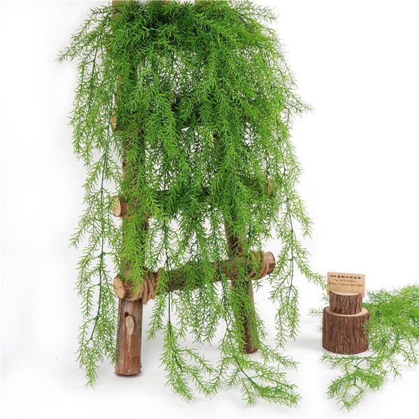 105cm artificial plants green pine needles vine wall hanging home wedding decor garden living room club bar decorated green ivy
105cm artificial plants green pine needles vine wall hanging home wedding decor garden living room club bar decorated green ivy