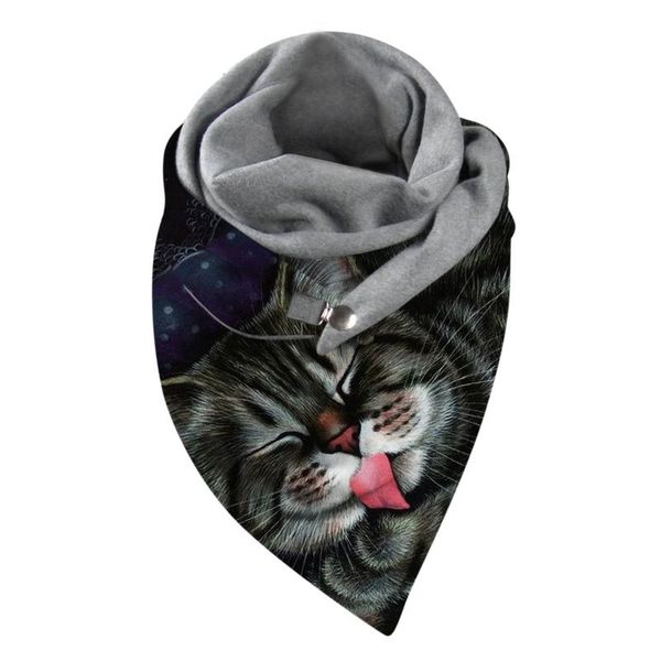 scarves universal warm for womens teen girls 3d cat printed double-layer buckle scarf comfortable soft neckerchief bufanda a40, Blue;gray
scarves universal warm for womens teen girls 3d cat printed double-layer buckle scarf comfortable soft neckerchief bufanda a40, Blue;gray