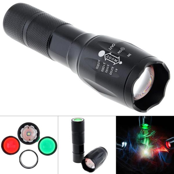 flashlights torches securitying waterproof 8000lm t6 led zoomable 3 colour torch hunt light 5 modes strobe exchange lens red gree
flashlights torches securitying waterproof 8000lm t6 led zoomable 3 colour torch hunt light 5 modes strobe exchange lens red gree