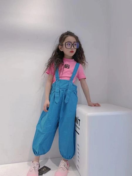 children's clothing girls bib pants 2021 spring and summer new little girls foreign style jumpsuit pants, Blue
children's clothing girls bib pants 2021 spring and summer new little girls foreign style jumpsuit pants, Blue