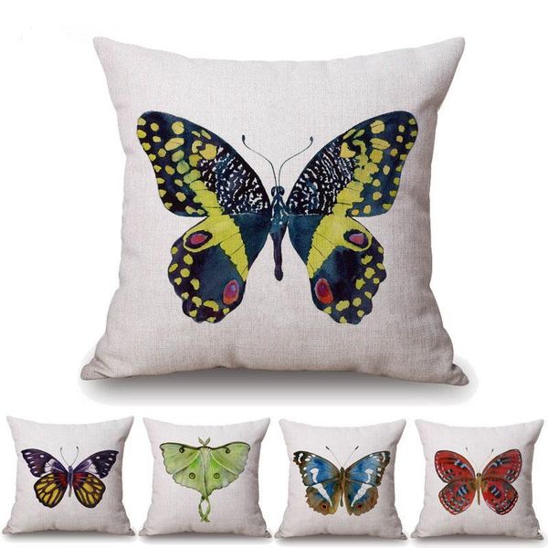 cushion/decorative pillow colorful butterfly cushion cover modern decor animals throw case 45x45cm beige linen sofa decoration
cushion/decorative pillow colorful butterfly cushion cover modern decor animals throw case 45x45cm beige linen sofa decoration