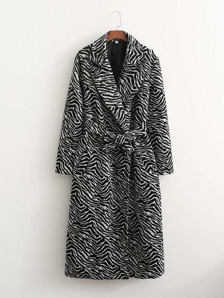 women's wool & blends women coat 2021 autumn winter vintage print loose lapel long sleeve jacket casual warm female outerwear fashion c, Black
women's wool & blends women coat 2021 autumn winter vintage print loose lapel long sleeve jacket casual warm female outerwear fashion c, Black