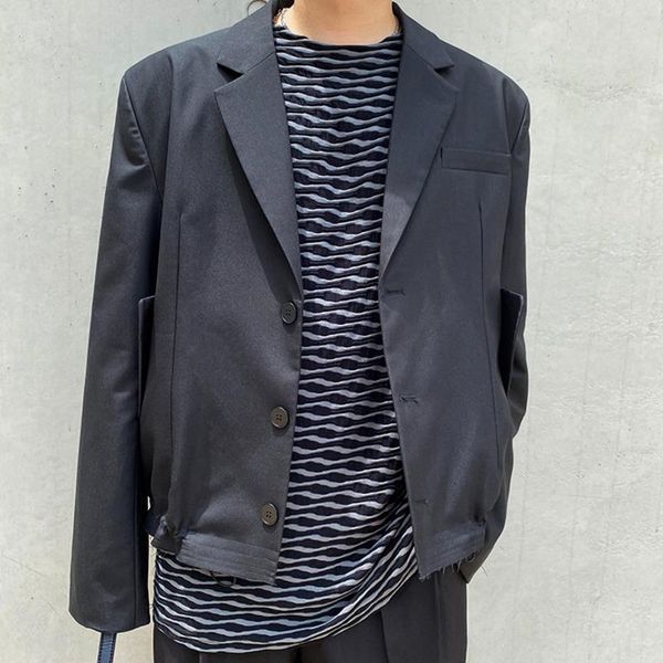 men's suits & blazers wear tide koean casual suit coat for male 2021 autumn loose simple long sleeve solid color big size, White;black
men's suits & blazers wear tide koean casual suit coat for male 2021 autumn loose simple long sleeve solid color big size, White;black