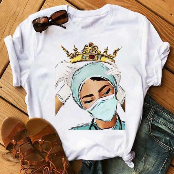 new women's nurse queen t-shirts summer fashion 90s ullzang harajuku ture hero round neck t shirt drop ship, White
new women's nurse queen t-shirts summer fashion 90s ullzang harajuku ture hero round neck t shirt drop ship, White